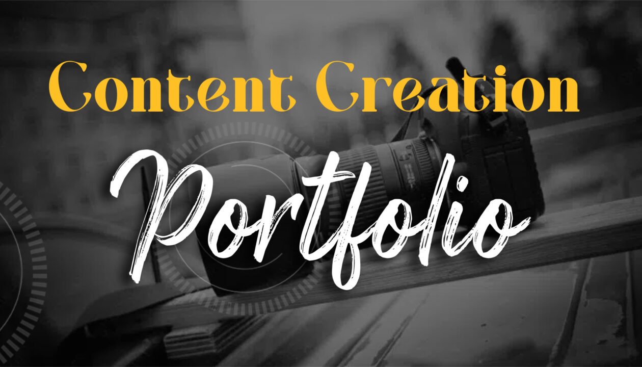 content cration potfolio