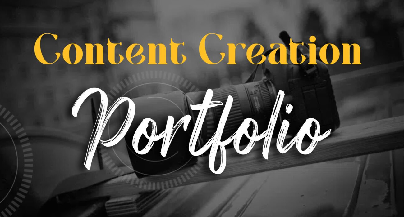 content cration potfolio
