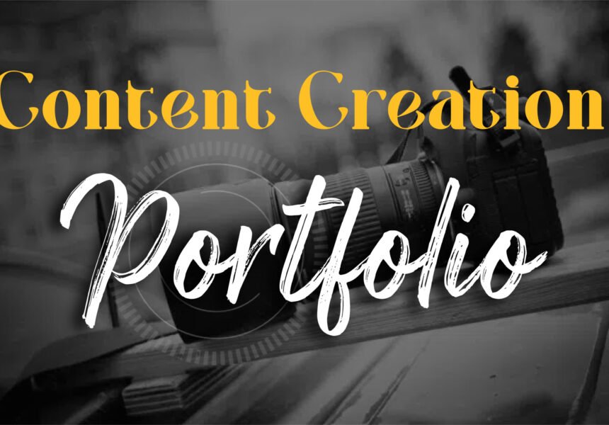 content cration potfolio